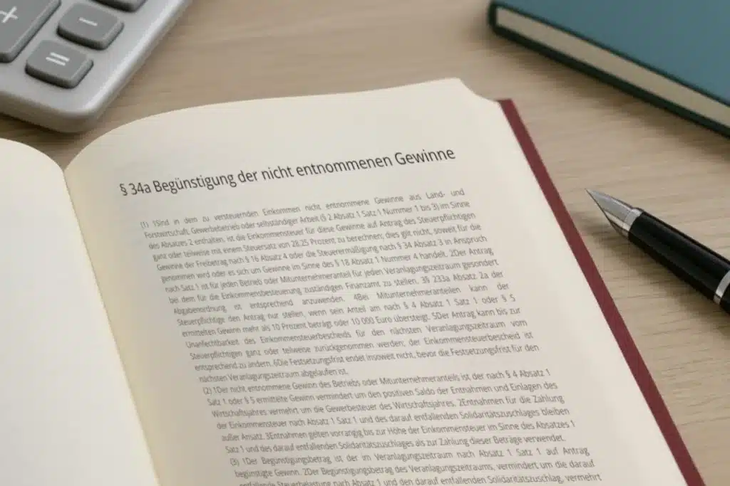 § Section 34a EStG Excerpt from the law